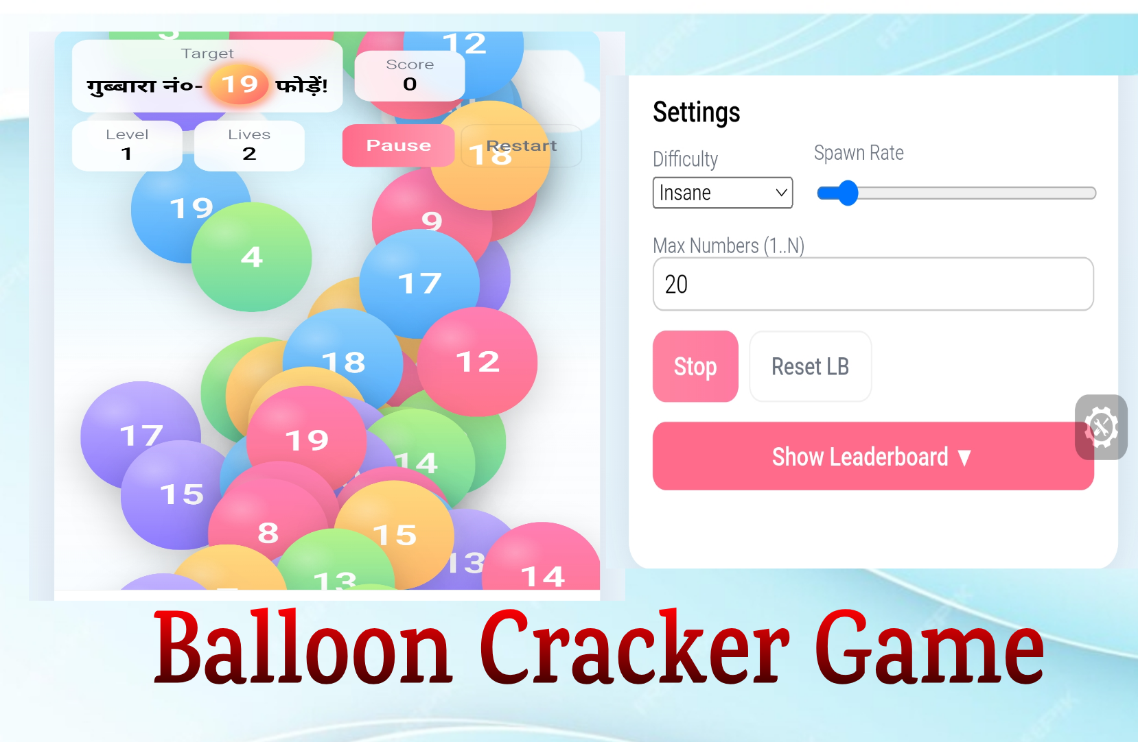 Crack Balloons